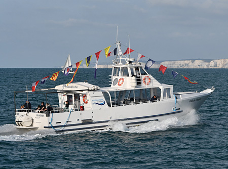 Bateau VILLE-DE-DIEPPE - promenade en mer en Normandie