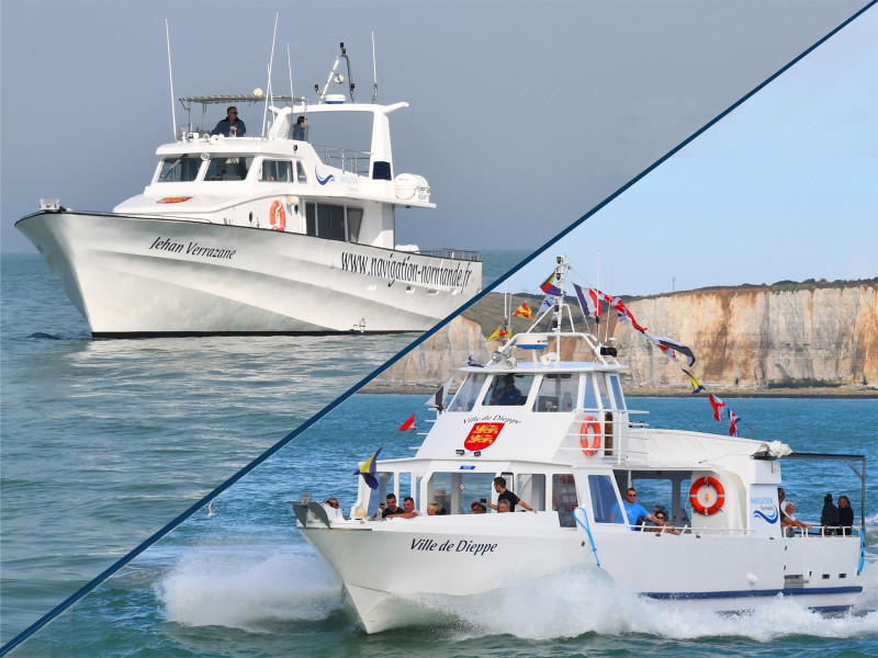 Bateaux Jehan Verrazanne & Ville de Dieppe